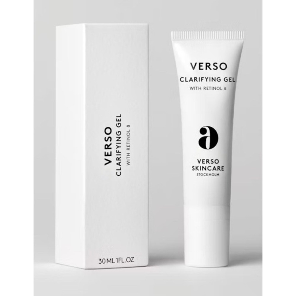 VERSO Clarifying Gel with Retinol 8 1oz/30mL Full Size - NEW